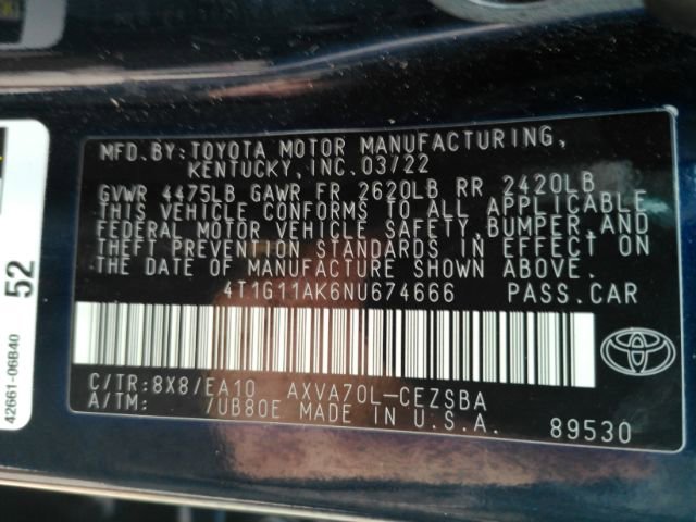 Used 2022 Toyota Camry SE image 49
