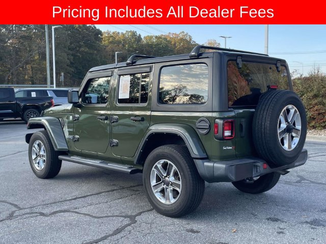 Used 2021 Jeep Wrangler Unlimited Sahara AWD/4WD image 3
