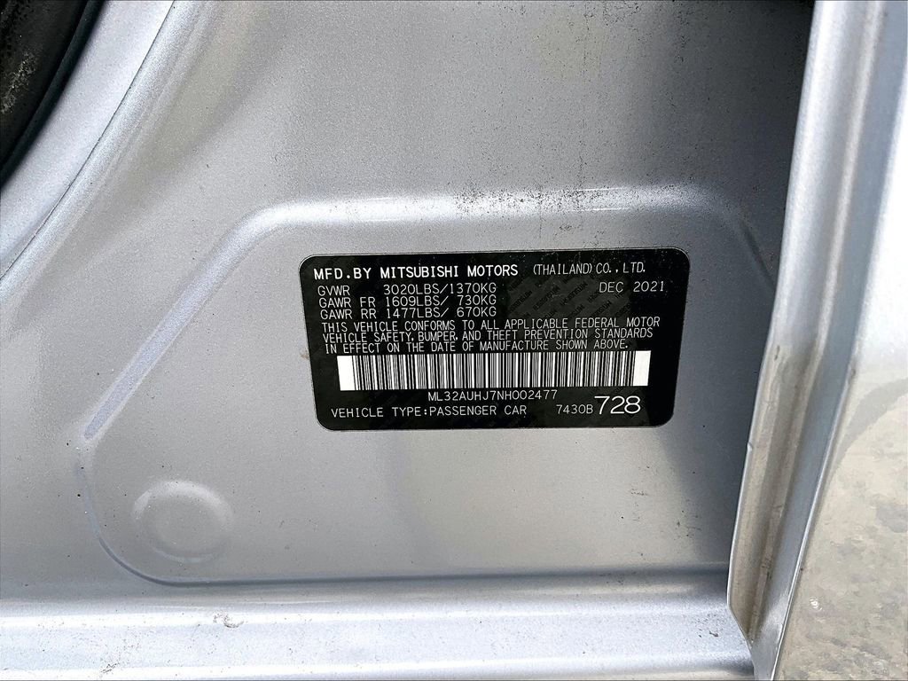 Used 2022 Mitsubishi Mirage ES image 29