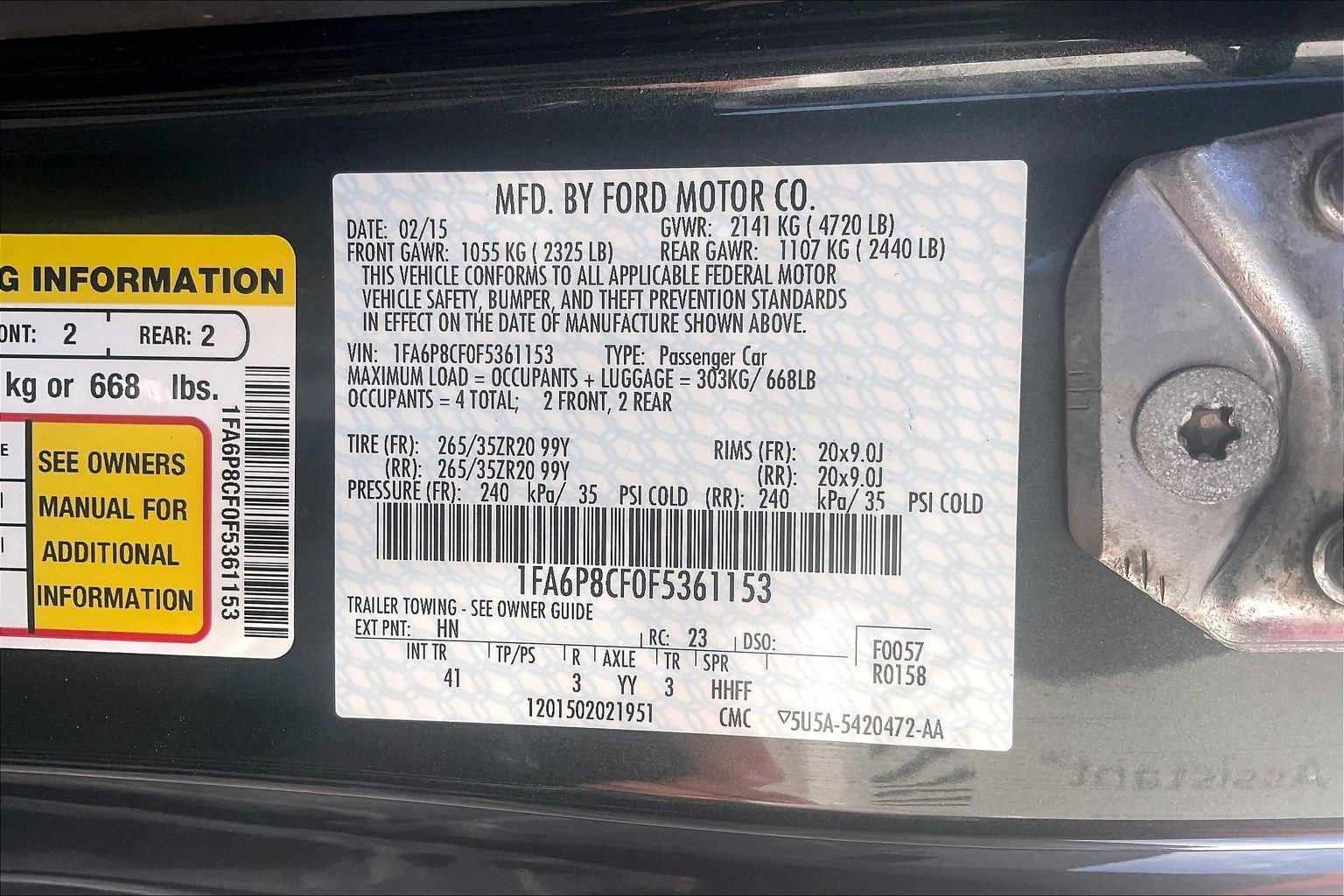 Used 2015 Ford Mustang GT Premium w/ Equipment Group 401A image 27