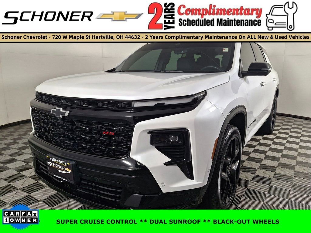 Used 2024 Chevrolet Traverse RS w/ LPO, Floor Liner Package image 1