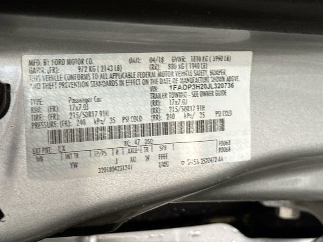 Used 2018 Ford Focus SEL FWD image 31