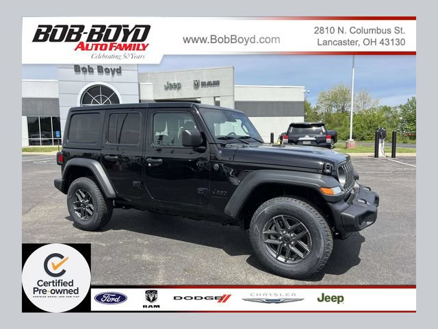 Certified 2025 Jeep Wrangler Unlimited Sport