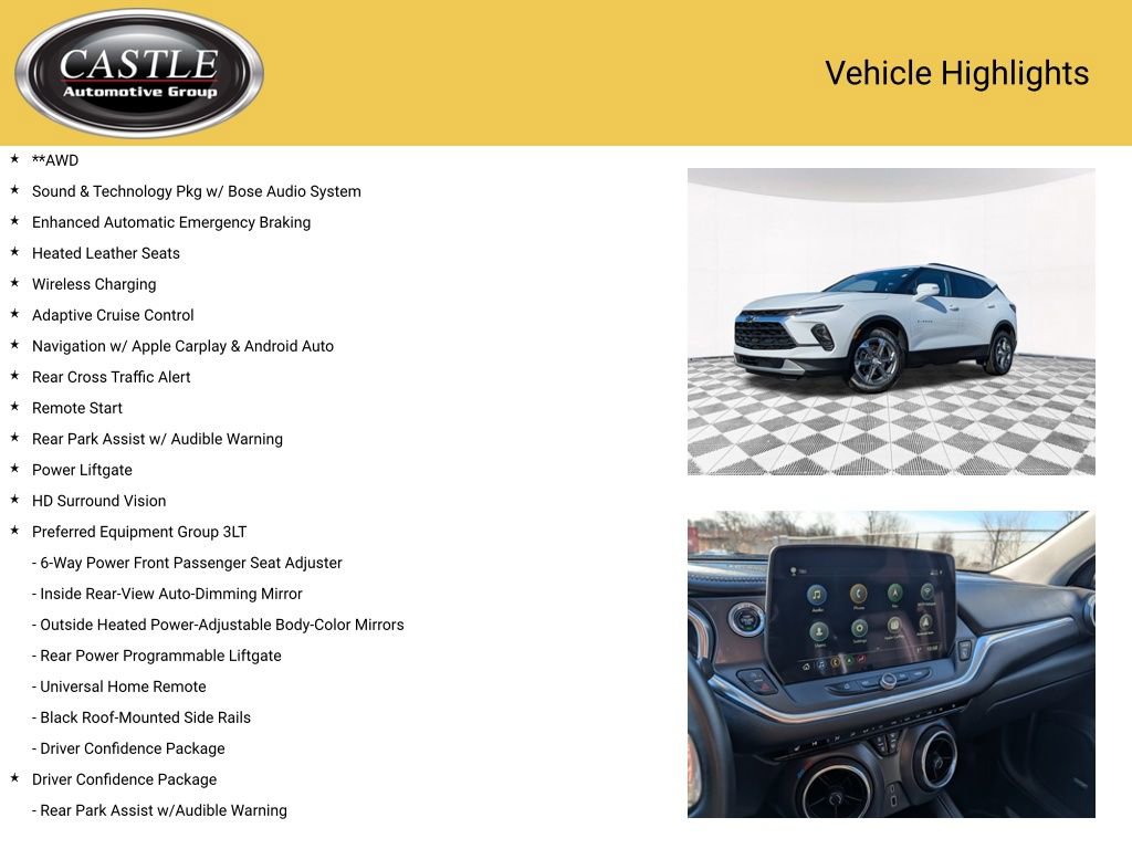 Used 2024 Chevrolet Blazer LT w/ Sound & Technology Package image 4