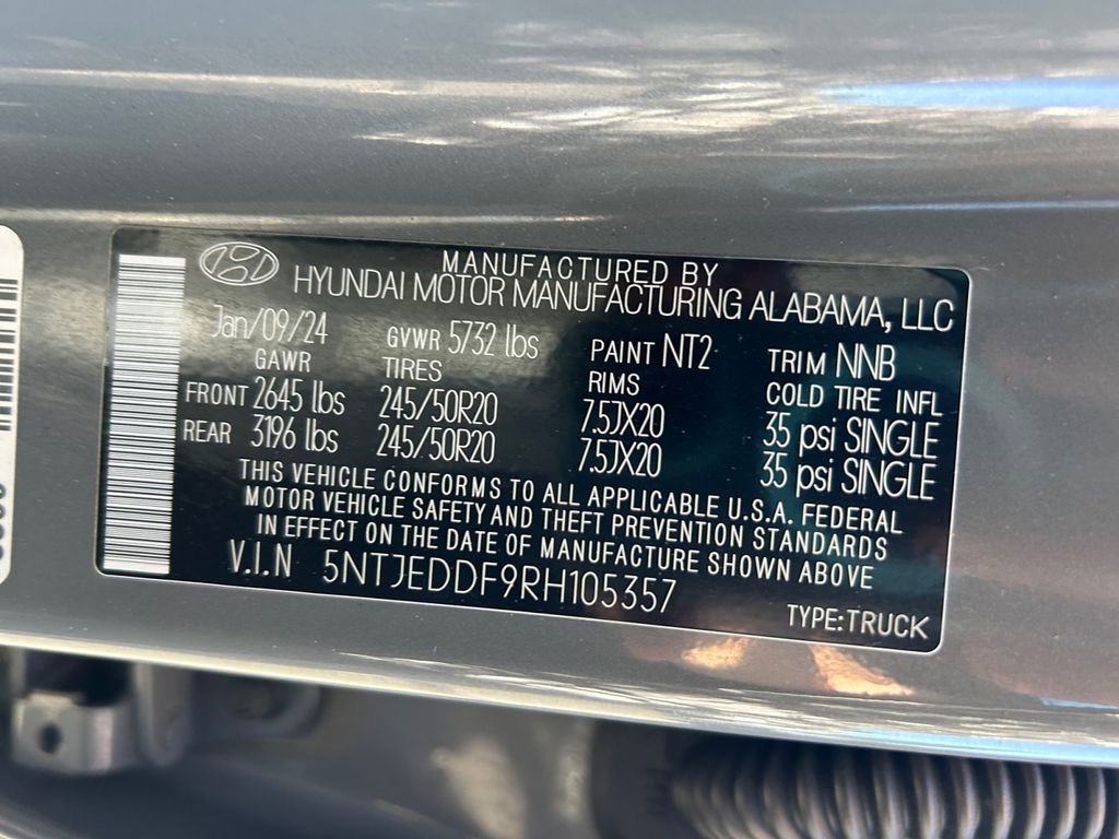 Used 2024 Hyundai Santa Cruz Limited AWD/4WD image 35