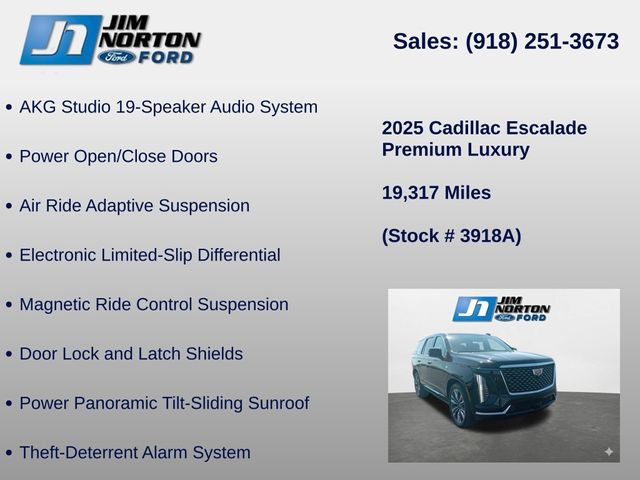 Used 2025 Cadillac Escalade Premium Luxury w/ Touring Package AWD/4WD image 17