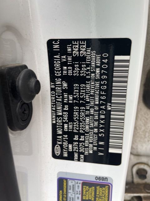 Used 2015 Kia Sorento SX image 13