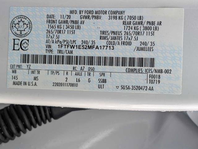 Certified 2021 Ford F150 XLT w/ Equipment Group 301A Mid AWD/4WD image 34