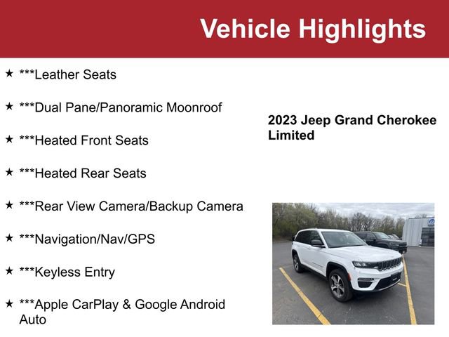 Used 2023 Jeep Grand Cherokee Limited AWD/4WD image 2