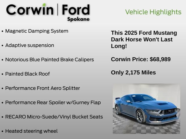 Used 2025 Ford Mustang Dark Horse w/ Dark Horse Handlin Package image 19