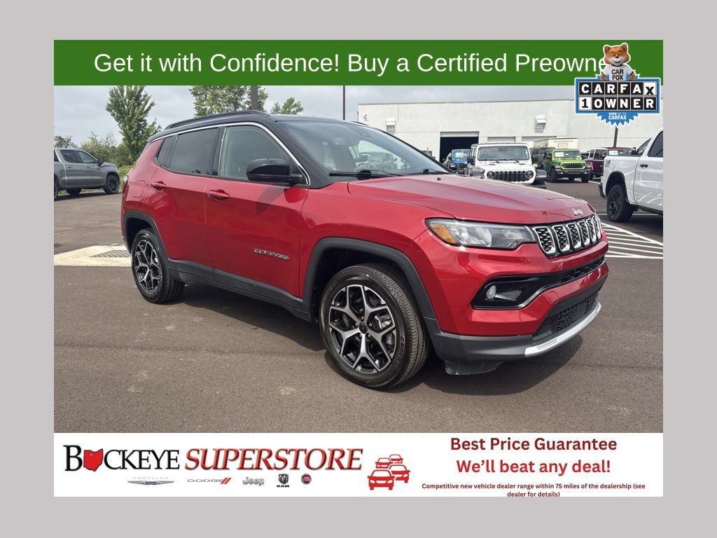 Used 2025 Jeep Compass Limited AWD/4WD 360° Tour