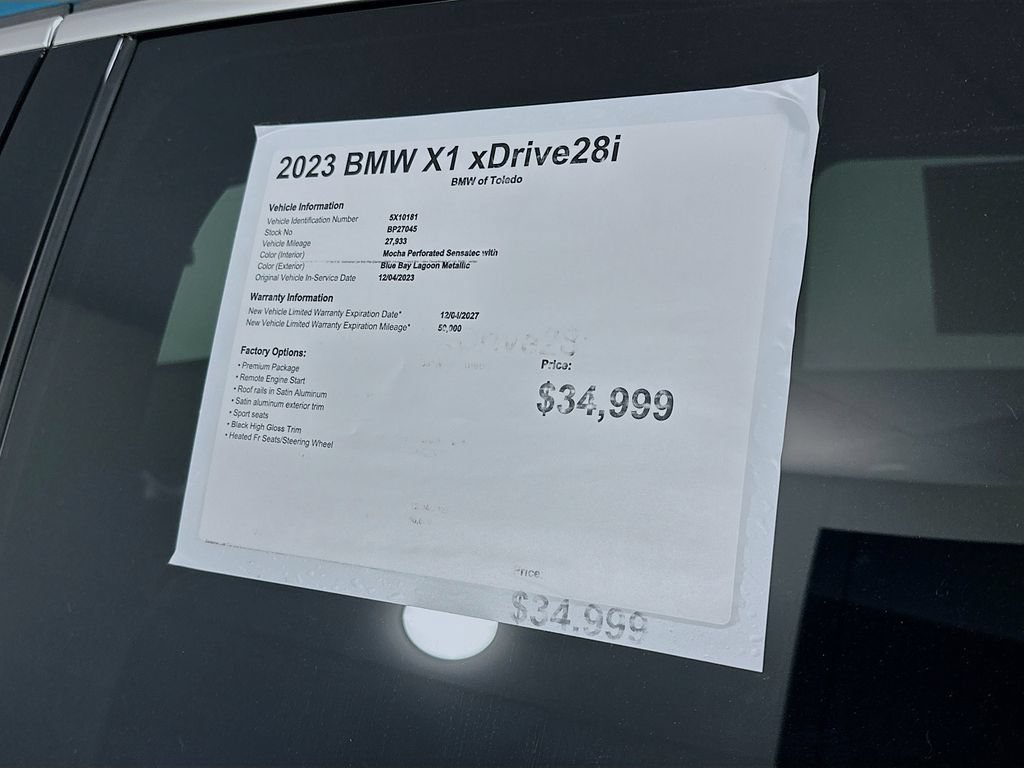 Used 2023 BMW X1 xDrive28i w/ Premium Package AWD/4WD image 12