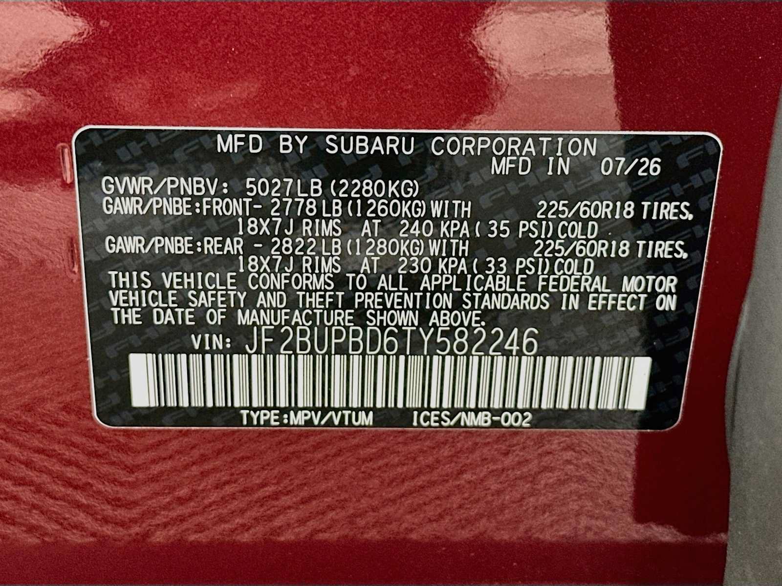 New 2026 Subaru Outback Premium AWD/4WD image 31