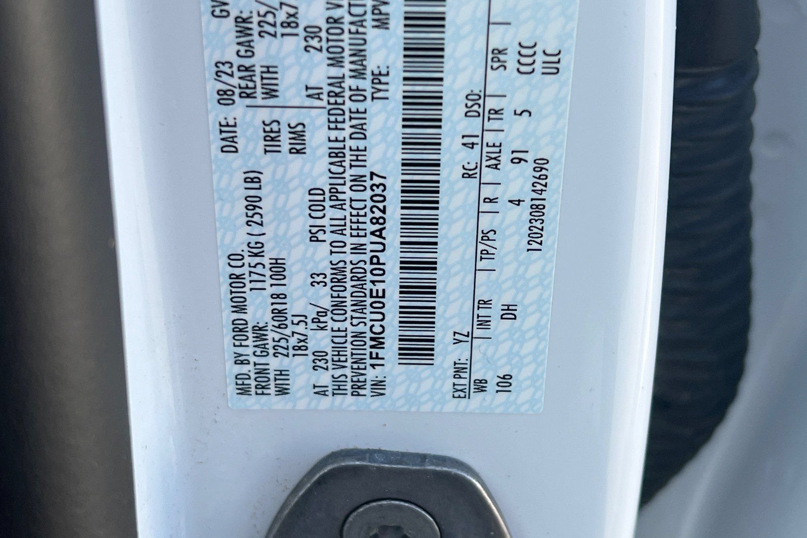 Used 2023 Ford Escape SE w/ PHEV Premium Package FWD image 42