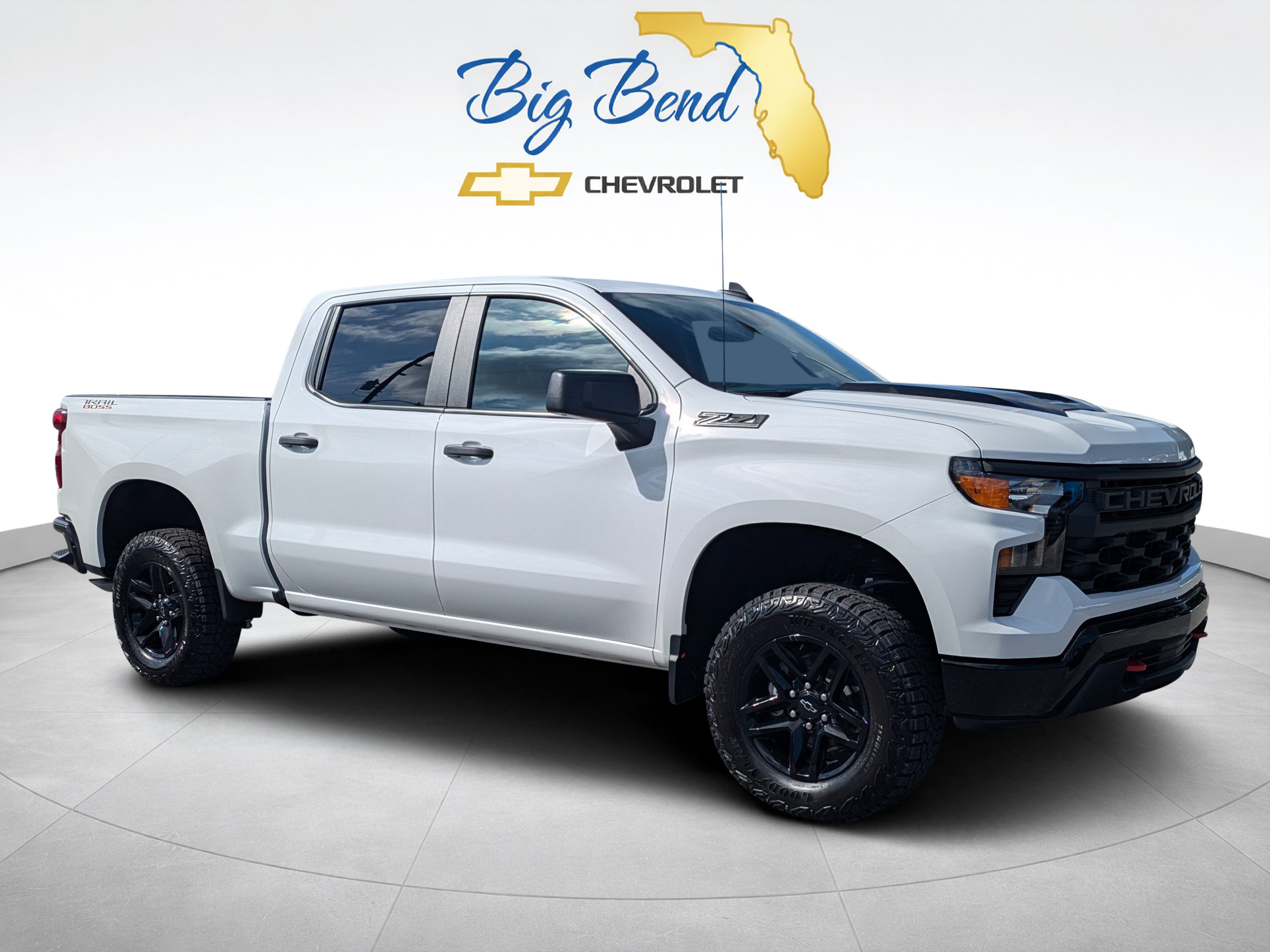 New 2026 Chevrolet Silverado 1500 Custom Trail Boss w/ LPO, Dark Essentials Package AWD/4WD image 1