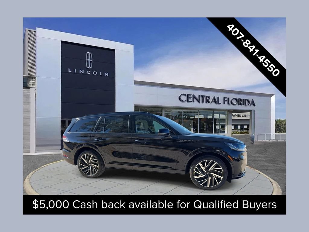 New 2026 Lincoln Aviator Black Label w/ Jet Appearance Package AWD/4WD 360° Tour