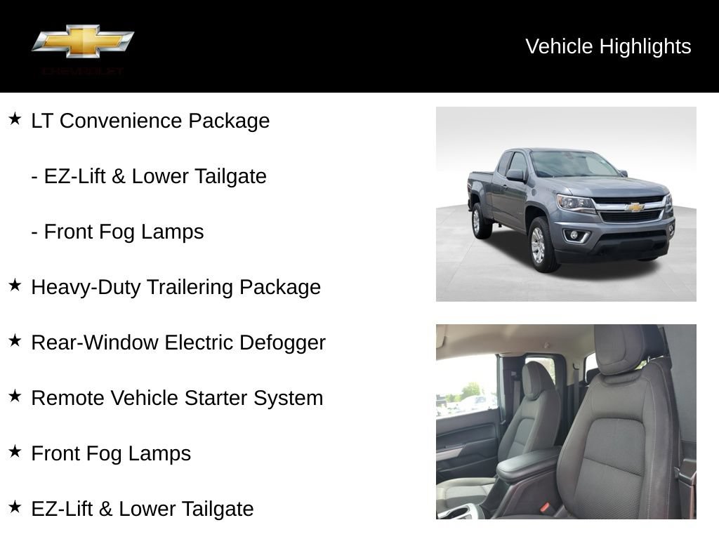 Used 2018 Chevrolet Colorado LT w/ LT Convenience Package AWD/4WD image 19