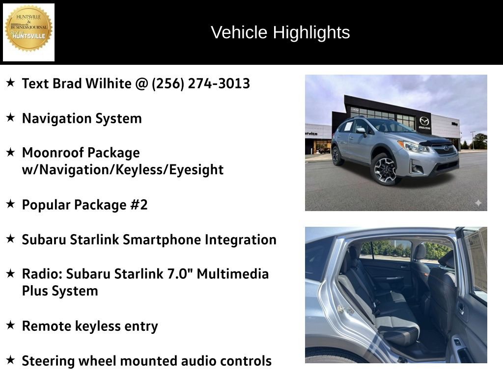 Used 2017 Subaru Crosstrek 2.0i Limited image 6