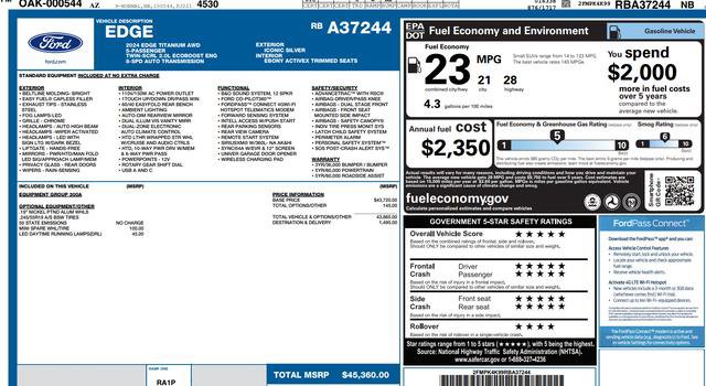 Used 2024 Ford Edge Titanium image 6