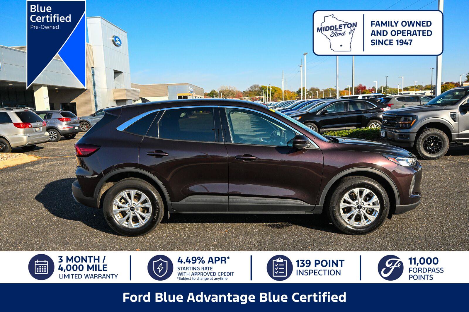 Certified 2023 Ford Escape Active w/ Tech Pack #2 AWD/4WD image 1