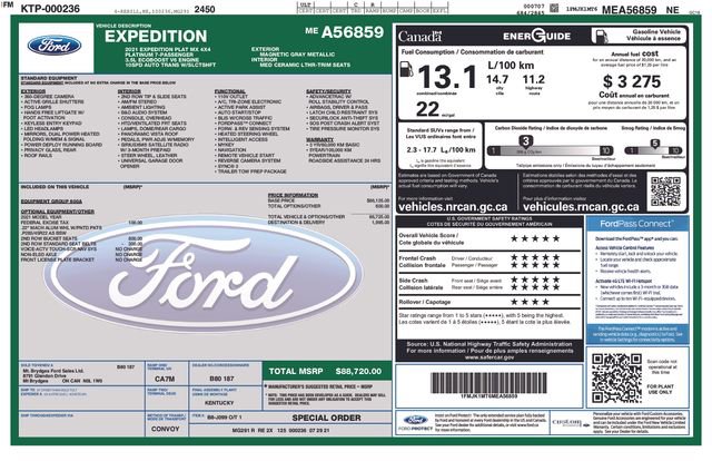 Used 2021 Ford Expedition Max Platinum image 7