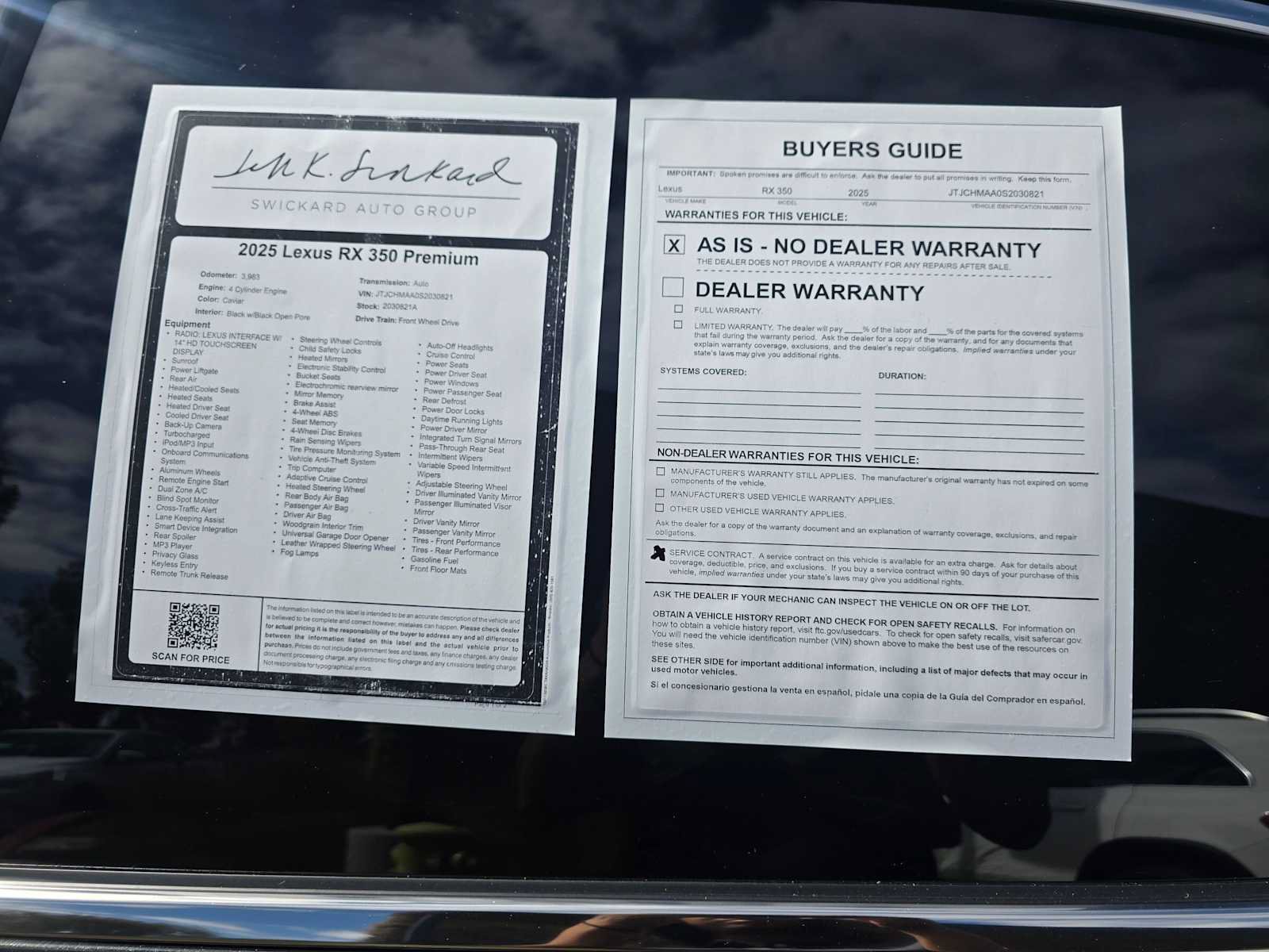 Used 2025 Lexus RX 350 Premium FWD image 16
