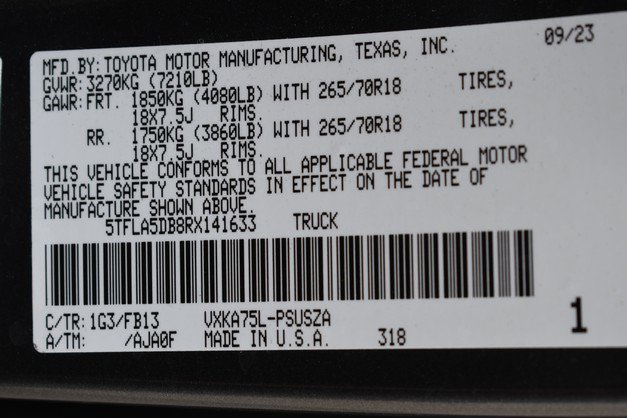 Used 2024 Toyota Tundra SR5 w/ SR5 Convenience Package AWD/4WD image 33
