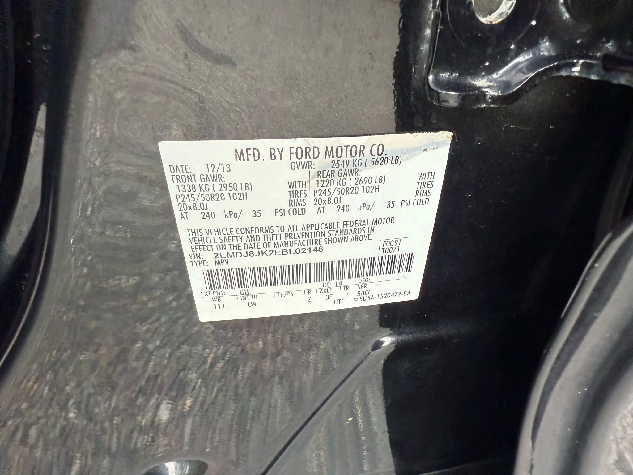 Used 2014 Lincoln MKX AWD w/ Equipment Group 102A image 35