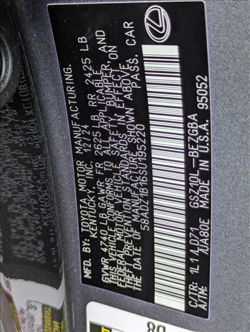 Certified 2025 Lexus ES 350 w/ Premium Package FWD image 24