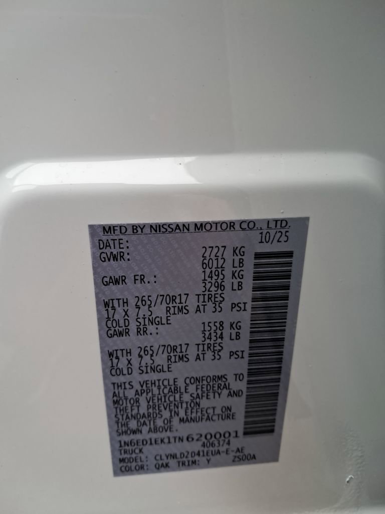 New 2026 Nissan Frontier PRO-4X w/ Pro Premium Package image 31