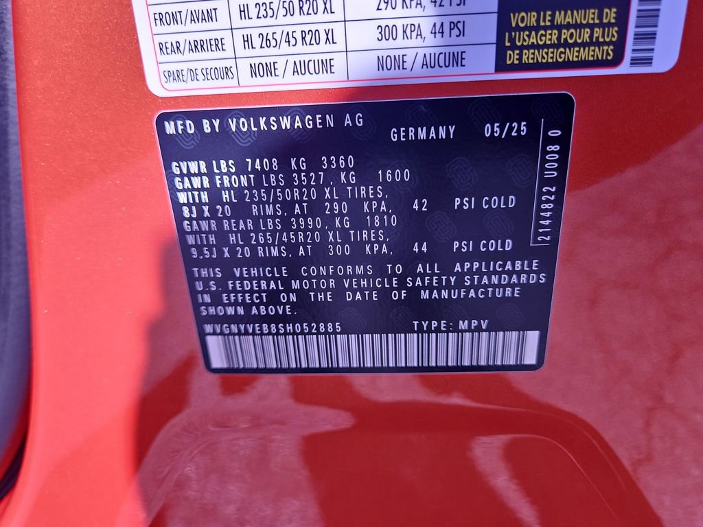 New 2025 Volkswagen ID. Buzz Pro S Plus AWD/4WD image 30