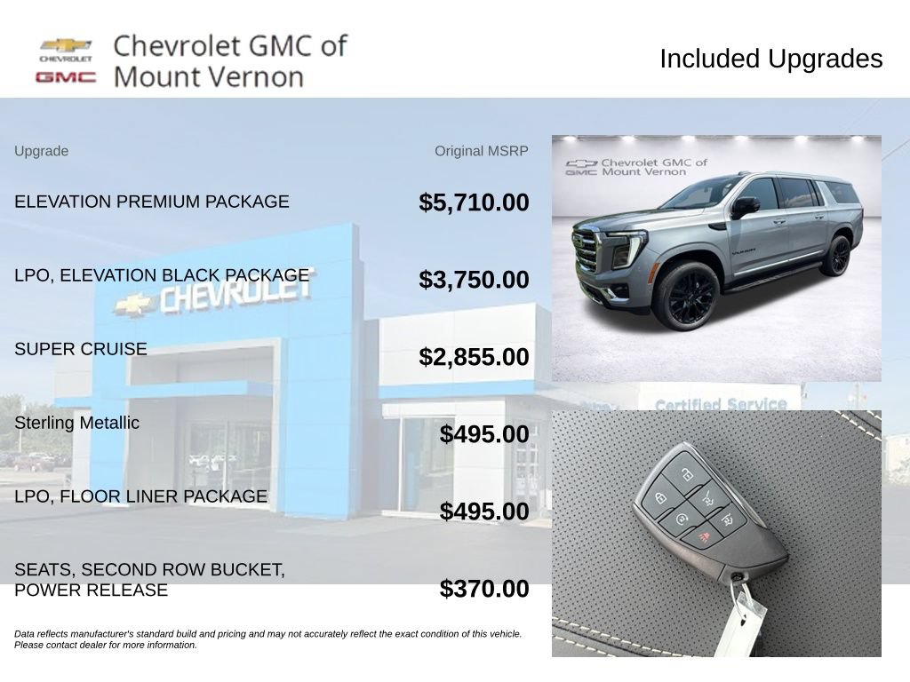 New 2026 GMC Yukon XL Elevation w/ Elevation Premium Package AWD/4WD image 6