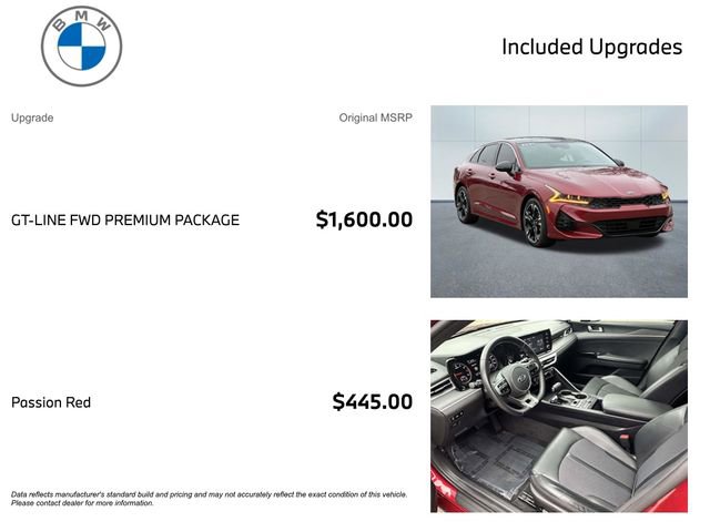 Used 2021 Kia K5 GT-Line w/ GT-Line FWD Premium Package image 4