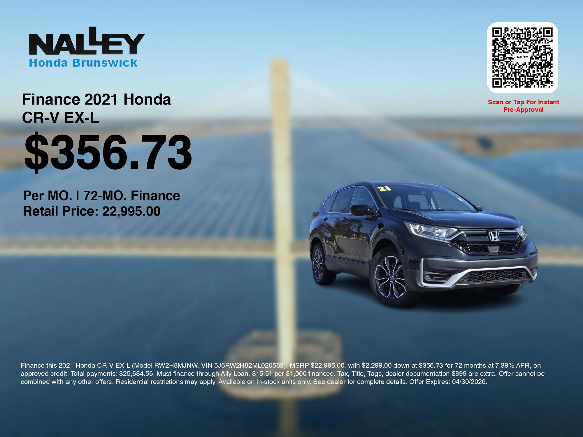 Used 2021 Honda CR-V EX-L image 3