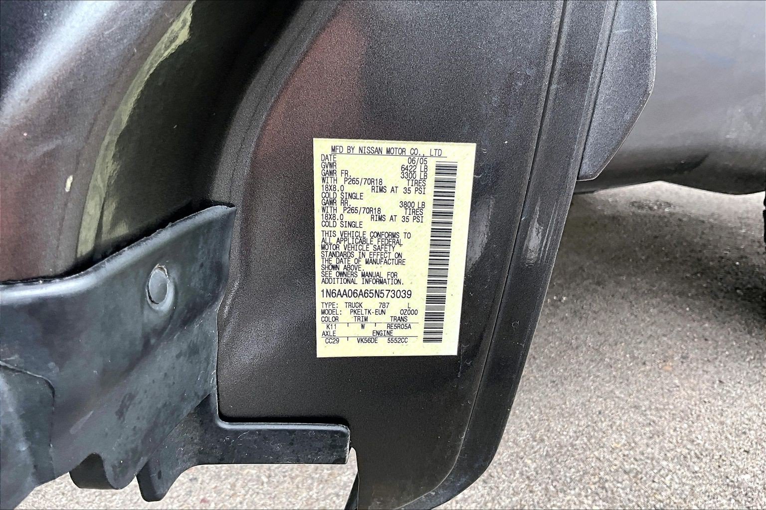 Used 2005 Nissan Titan SE RWD image 29