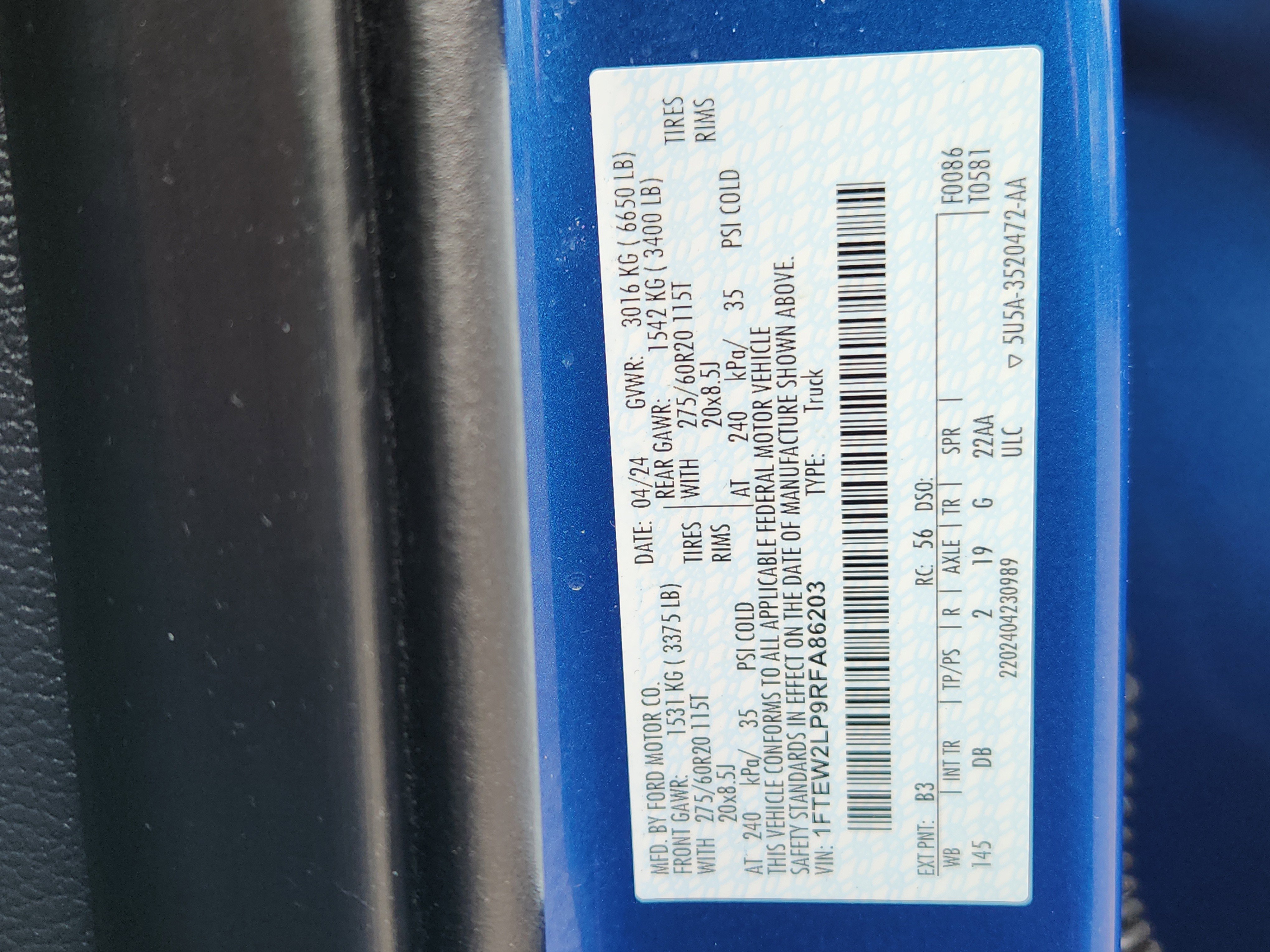 Certified 2024 Ford F150 STX AWD/4WD image 17