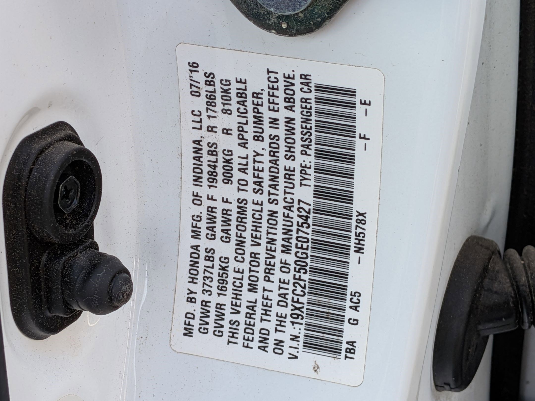 Used 2016 Honda Civic LX image 22