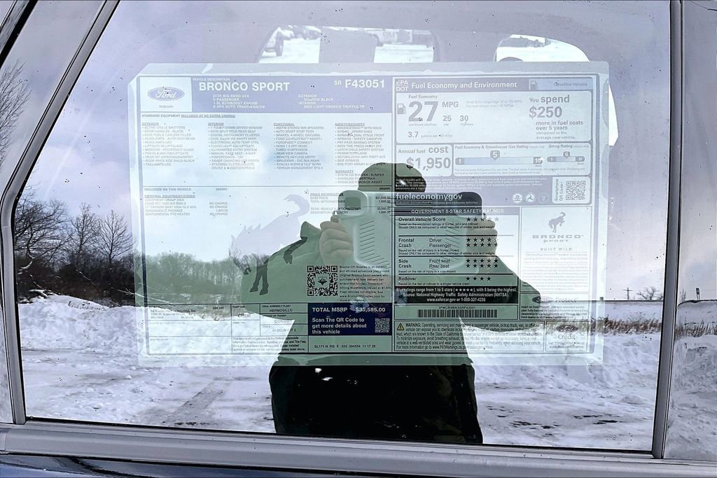 New 2025 Ford Bronco Sport Big Bend w/ Convenience Package image 13