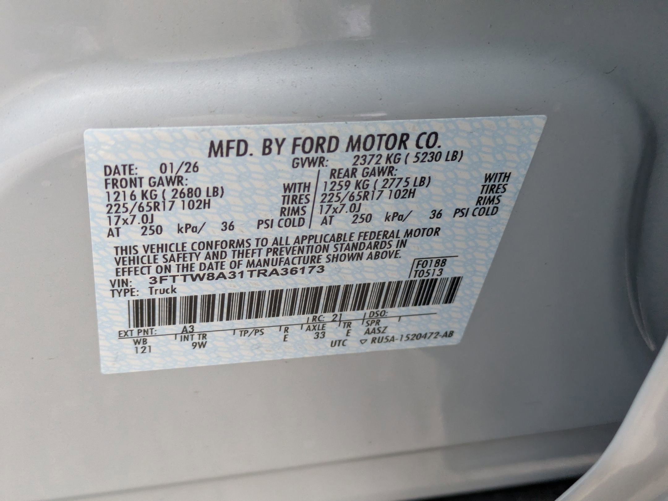 New 2026 Ford Maverick XL FWD image 36
