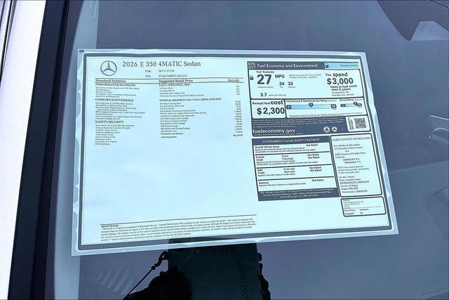 New 2026 Mercedes-Benz E 350 4MATIC Sedan image 17