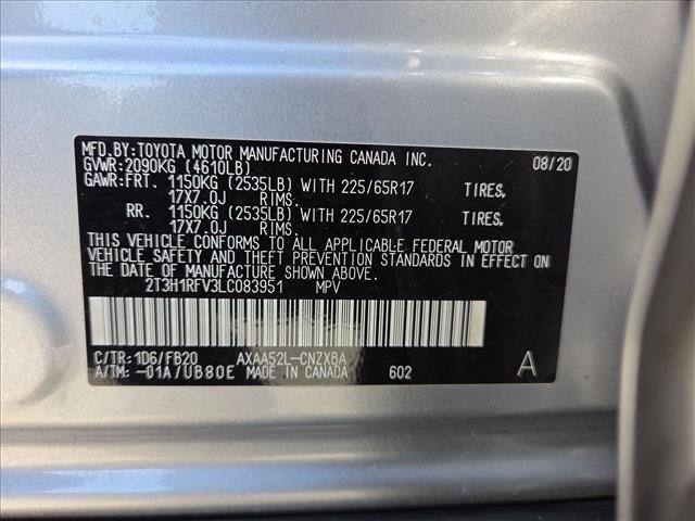 Used 2020 Toyota RAV4 LE w/ All Weather Liner Package FWD image 23