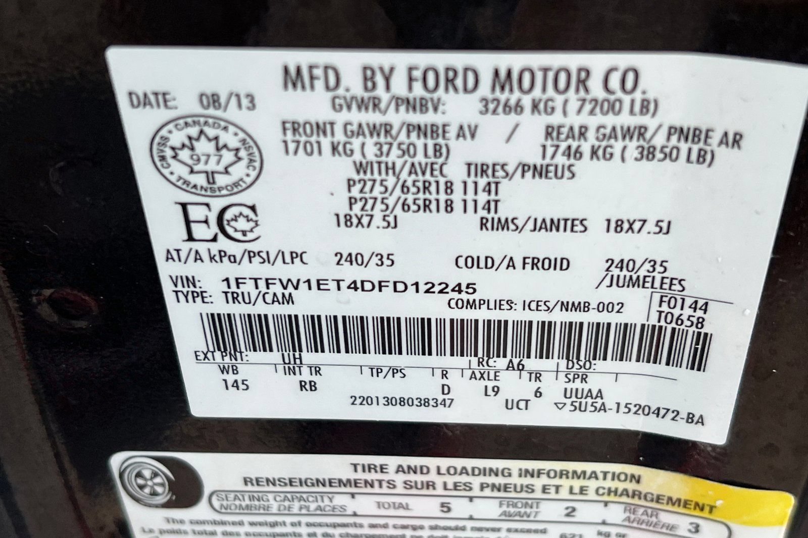 Used 2013 Ford F150 FX4 w/ Mid Equipment Group AWD/4WD image 26
