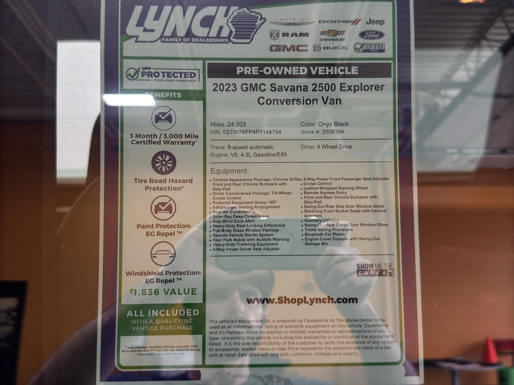 Used 2023 GMC Savana 2500 RWD image 42