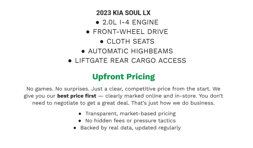 Used 2023 Kia Soul LX w/ LX Technology Package image 2