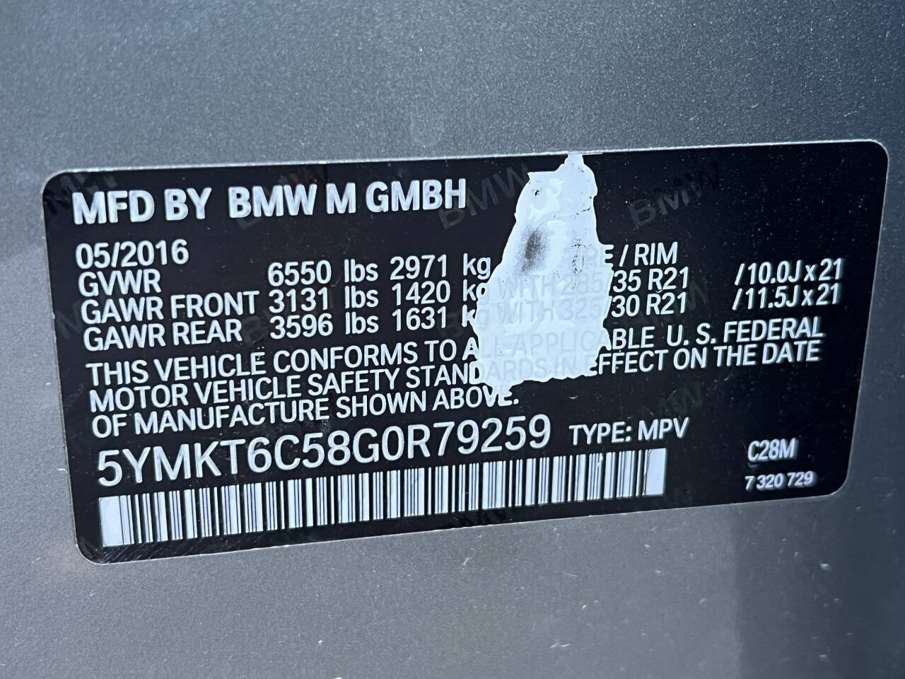 Used 2016 BMW X5 M AWD/4WD image 43