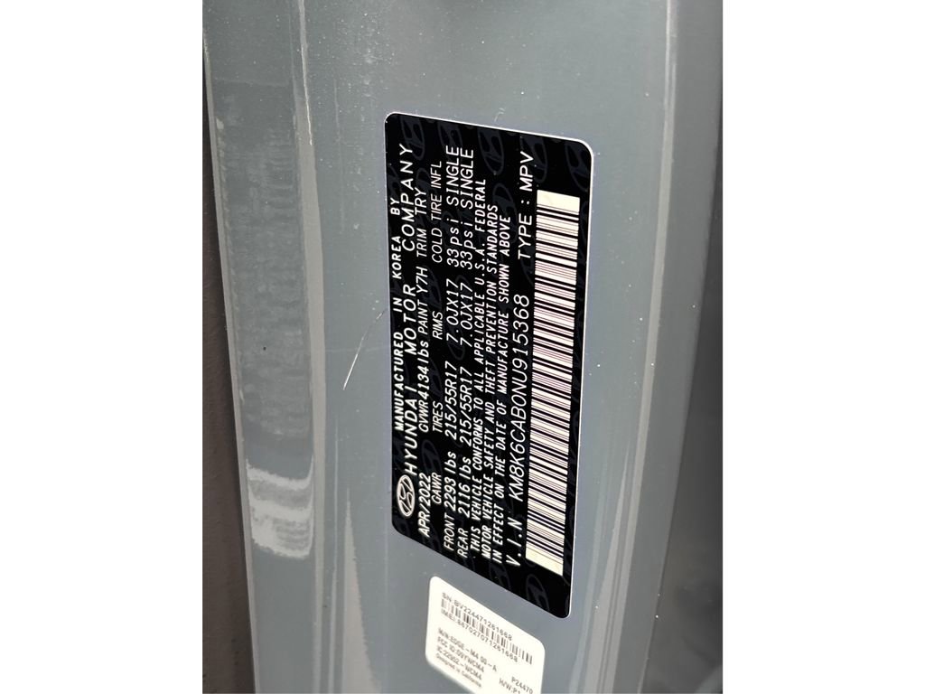 Certified 2022 Hyundai Kona SEL w/ Cargo Package image 15