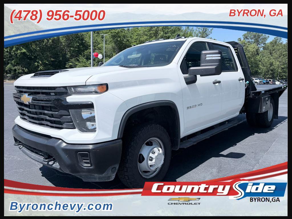 Used 2024 Chevrolet Silverado 3500 W/T w/ Snow Plow Prep Package AWD/4WD image 1