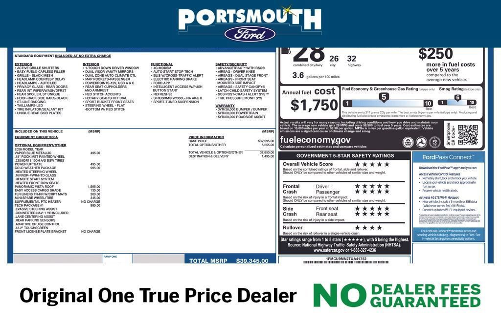 New 2026 Ford Escape ST-Line w/ Tech Pack #1 AWD/4WD image 16