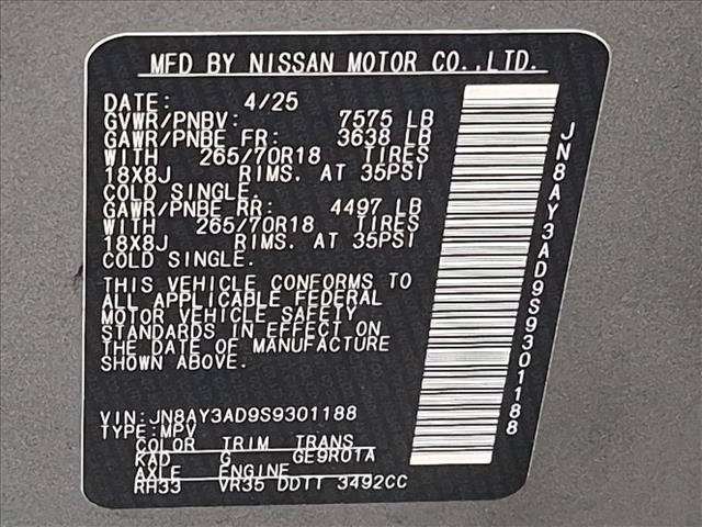 Used 2025 Nissan Armada SV RWD image 24