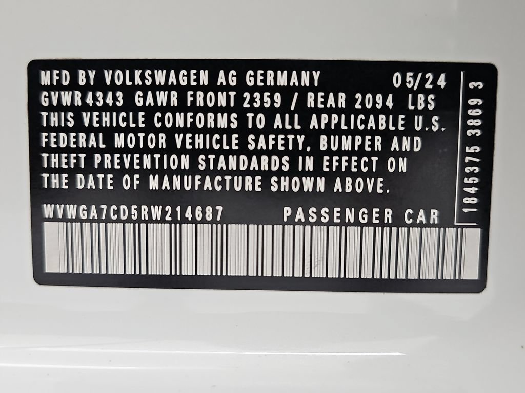 Used 2024 Volkswagen GTI S FWD image 45